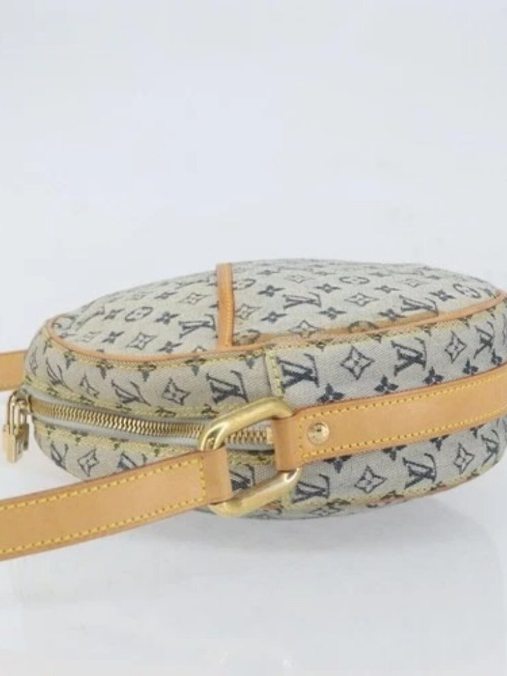 LOUIS VUITTON Monogram Mini Jeanne GM Shoulder Bag Blue M92000 LV Auth BA9672 - Picture 4 of 16